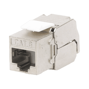 Módulo Jack Keystone Cat6 Blindado (STP) sin herramienta (toolless)