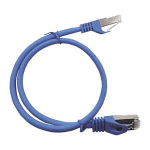 Patch Cord Cat6A 10G blindado  2M ( 6.25 ft ) AZUL