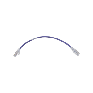 Patch Cord MC6 Modular Cat6 UTP, CM/LS0H, 1ft, Color Violeta