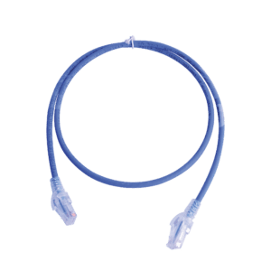 Patch Cord MC6 Modular Cat6 UTP, CM/LS0H, 3ft, Color Azul, Versión Bulk (Sin Empaque Individual)