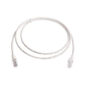 Patch Cord MC6 Modular Cat6 UTP, CM/LS0H, 5ft, Color Blanco, Versión Bulk (Sin Empaque Individual)