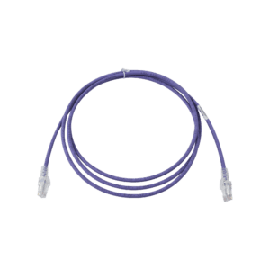Patch Cord MC6 Modular Cat6 UTP, CM/LS0H, 7ft, Color Violeta, Versión Bulk (Sin Empaque Individual)