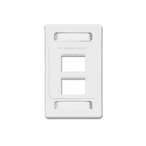 Placa de pared modular MAX, de 4 salidas, color blanco
