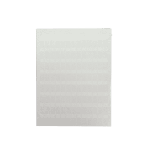 Hojas con 5000 Etiquetas Auto-laminadas para Impresora Láser/Inyección de Tinta, para Cables de 3 a 7.1 mm de Diámetro (12 - 10 AWG), Color Blanco