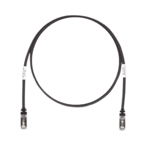 Patch Cord Cat6A, Blindado S/FTP, CM/LS0H, 10 Metros, Color Negro