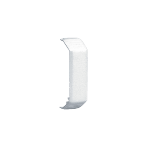 Unión recta de tapa, para uso con canaleta T45, Material PVC Rígido, Color Blanco Mate