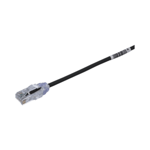 Cable de Parcheo TX6, UTP Cat6, Diámetro Reducido (28AWG), Color Negro, 20ft