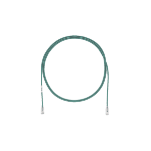 Cable de Parcheo TX6, UTP Cat6, Diámetro Reducido (28AWG), Color Verde, 3ft