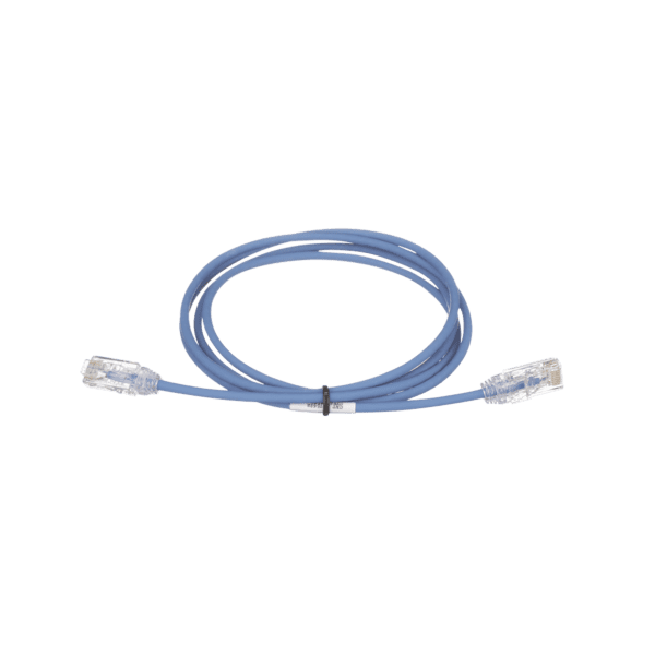 Cable de Parcheo TX6, UTP Cat6, Diámetro Reducido (28AWG), Color Azul, 41ft