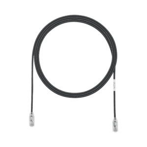 Cable de Parcheo TX6, UTP Cat6, Diámetro Reducido (28AWG), Color Negro, 5ft