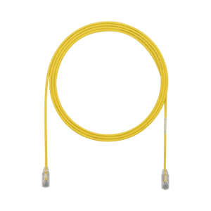 Cable de Parcheo TX6, UTP Cat6, Diámetro Reducido (28AWG), Color Amarillo, 5ft