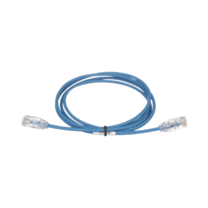 Cable de Parcheo TX6, UTP Cat6, Diámetro Reducido (28AWG), Color Azul, 6ft