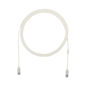 Cable de Parcheo TX6, UTP Cat6, Diámetro Reducido (28AWG), Color Gris, 7ft