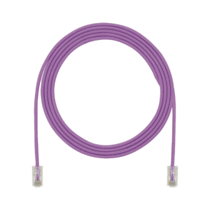 Cable de Parcheo UTP, Cat6A, 24 AWG, CM, Color Violeta, 15ft