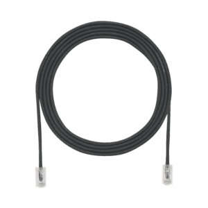 Cable de Parcheo UTP Cat6A, CM/LSZH, Diámetro Reducido (28AWG), Color Negro, 5ft