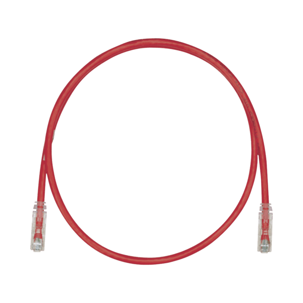 Cable de Parcheo UTP, Cat6A, 24 AWG, CM, Color Rojo, 70ft