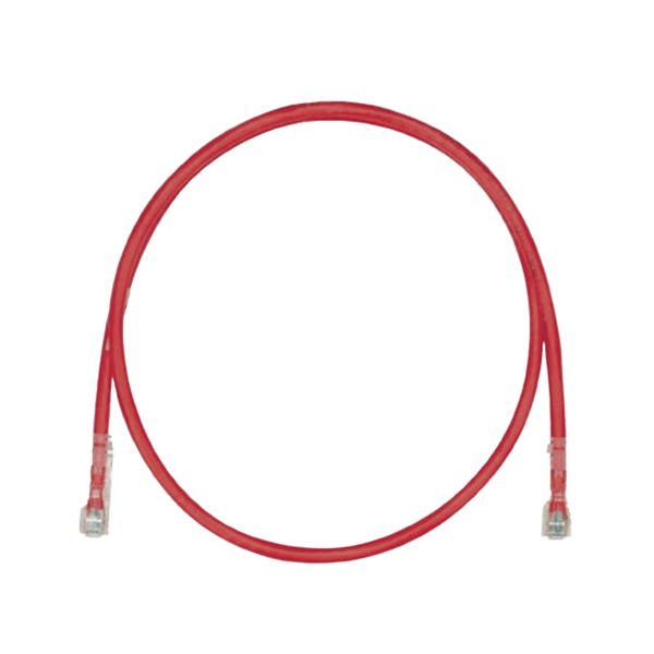 Cable de Parcheo TX6, UTP Cat6, 24 AWG, LSZH, Color Rojo, 8 metros