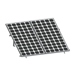 Montaje para Panel Solar, Riel "8" de 2700mm para Módulos con Espesor de 35mm, Velocidad de Viento Máx. 136km/h