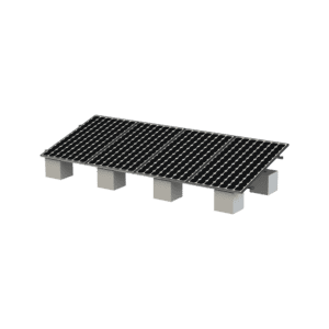Montaje para Panel Solar, Riel "8" de 5450mm para Módulos con Espesor de 35mm, Velocidad de Viento Máx. 136km/h (20° a 45°)