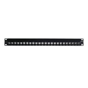 Patch Panel UTP Z-MAX de 24 puertos, Precargado con Jacks Categoría 6, Plano, 1UR