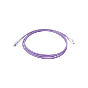 Patch Cord Z-MAX Cat6A S/FTP, CM/LS0H, 7ft, Color Violeta, Versión Bulk