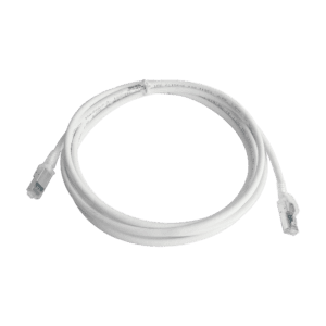 Patch Cord Z-MAX Cat6A S/FTP, CM/LS0H, 10ft, Color Blanco, Versión Bulk (Sin Empaque Individual)
