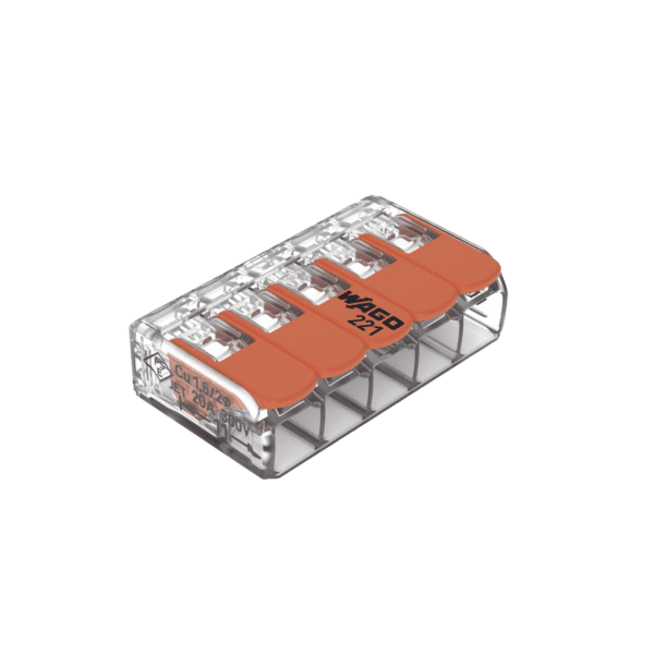 Conector Compacto para 1 Cable de Entrada 4 Cables de Salida / Cables Compatibles 28AWG-12AWG