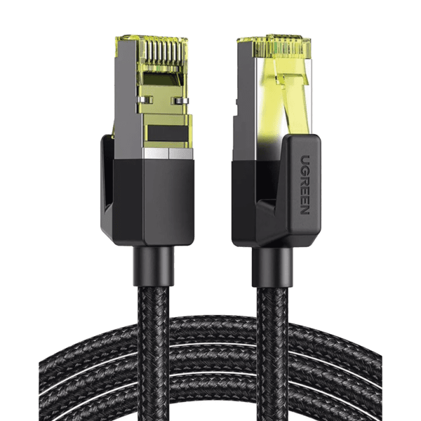 Cable Ethernet Cat7 CLASS?F/FTP Redondo con Malla de Nylon 2 Metros