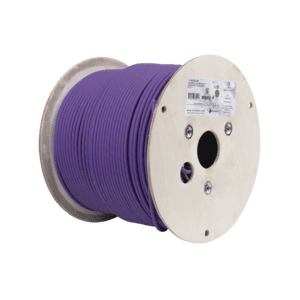 Bobina de Cable U/UTP de 4 pares, Z-MAX, Cat6A, Soporte de Aplicaciones 10GBase-T, LS0H, Color Violeta, 305m