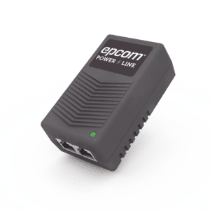 Adaptador de pared / Inyector PoE / 24 Vcc / 1 A / Controlado por chip IC / Protección contra OV, OC, SC, UV/  Fácil de instalar