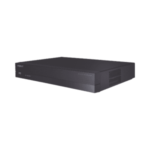 NVR 4 canales grabacion hasta 8MP / H.265, H.264 / P2P Wisenet / 4 puertos PoE Plug and play / soporta 1 disco duro (no incluido).