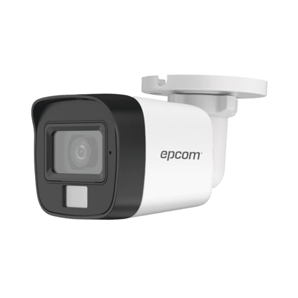 [Dual Light + ColorVu] Bala TurboHD 2 Megapíxel (1080p)  / Gran Angular 101° / Lente 2.8 mm / 30 mts IR EXIR / 20 mts Luz Blanca / Exterior IP67 / 4 Tecnologías / Micrófono Integrado