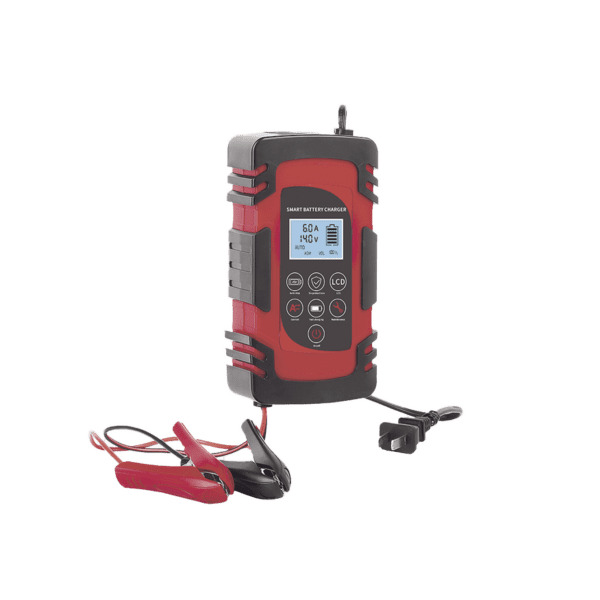 Cargador de Baterías / 12 o 24 Vcc / hasta 40 Ah / 2, 4 o 6 A / Display LCD
