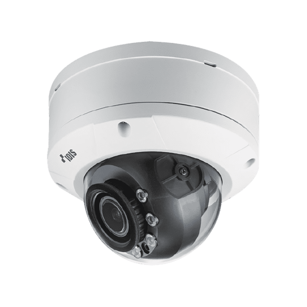 Cámara IP Domo 2 Megapixel (1080p) | Antivandalica IK10 | Audio de Dos Vías | Alarma I/O | PoE/12 Vcc | IR 30m | MicroSD | ICR | WDR | Lente Motorizado (4.4mm-10mm)