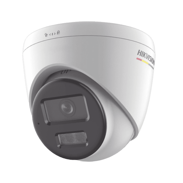 [Dual Light + ColorVu] Turret IP 2 Megapixel / Lente 2.8 mm / 30 mts IR + 30 mts Luz Blanca / Micrófono Integrado / ACUSENSE Lite / Exterior IP67 / WDR 120 dB / PoE / Micro SD / ONVIF