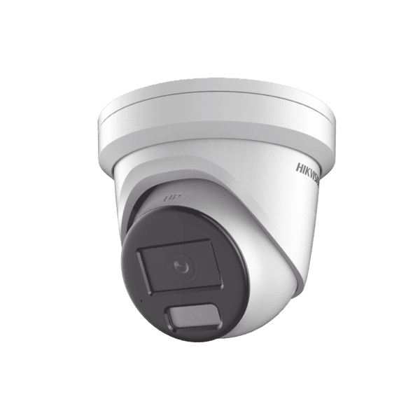 [Dual Light + ColorVu] Turret IP 8 Megapixel / Lente 2.8 mm / 40 mts IR + 40 mts Luz Blanca /  Microfono Integrado / Exterior IP67 /   WDR 130 dB / Videoanaliticos (Filtro de Falsas Alarmas) / Captura Facial / ACUSEARCH