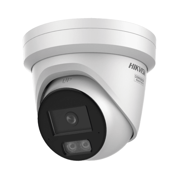 [Dual Light + ColorVu] Turret IP 8 Megapixel / Lente 2.8 mm / 40 mts IR + 40 mts Luz Blanca /  Microfono Integrado / Exterior IP67 /   WDR 130 dB / Videoanaliticos (Filtro de Falsas Alarmas) / Captura Facial / ACUSEARCH