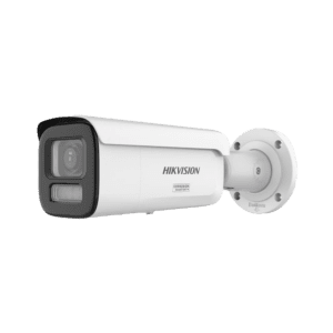 [Dual Light + ColorVu] Bala IP 4 Megapixel / Lente 2.8 - 12 mm / 40 mts IR + 40 mts Luz Blanca / WDR 130 dB / Exterior IP67 / IK10 / Captura Facial / Videoanaliticos (Filtro de Falsas Alarmas) / MicroSD