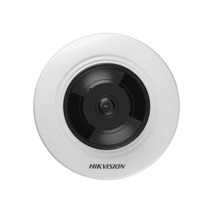 Mini Fisheye IP 5 Megapixel / Panorámica 180° - 360° / Microfono Integrado / 8 mts IR / Uso en Interior / PoE / Múltiples Vistas por iVMS-4200 / Alarmas I/O / Micro SD
