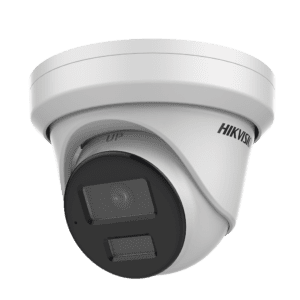 Turret IP 8 Megapixel (4K) / Lente 2.8 mm / 40 mts IR / Exterior IP67 / Micrófono Integrado / DARKFHGITER / Alarmas y Audio I/O / PoE / ONVIF / Micro SD / 4 Analíticos: AcuSense, Deteccion Facial, Conteo de Personas por Cruce y Zona