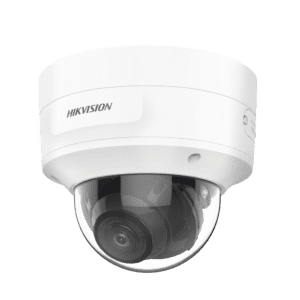 Domo IP 4 Megapixel / Lente Mot. 2.7 a 13.5 mm / 40 mts IR EXIR / Exterior IP66 / IK10 / DARKFIGHTER / Audio y Alarma I/O / PoE+ / ONVIF / Micro SD / 4 Analíticos: AcuSense, Deteccion Facial, Conteo de Personas por Cruce y Zona