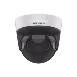 PanoVu Series / Vista Panorámica 180° / 8 Megapixel en Total / 4 Lentes 2.8 mm (2 Megapixel) / 20 mts IR EXIR / Exterior IP67 / IK10 / 12 Vcc / PoE+ / MicroSD
