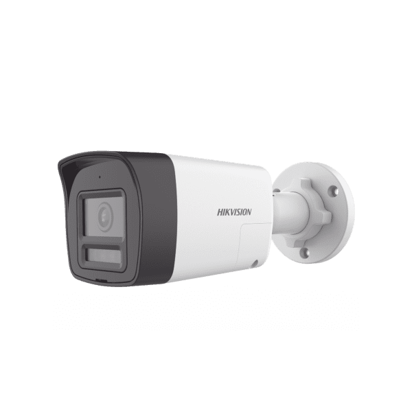 [Audio Bidireccional + Dual Light + ColorVu] Bala TURBOHD 2 Megapixel (1080p) / Lente 2.8 mm / 30 mts IR EXIR + 20 mts Luz Blanca / Micrófono y Bocina Integrado / Exterior IP67 / Metal / dWDR