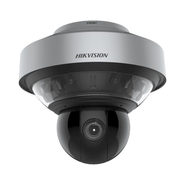 PanoVu Series / 1 PTZ 40X Zoom (4 Megapixel) + 8 Lentes 2.8 mm (Vista 360°) / Posicionamiento 3D / Autoseguimiento 3.0 / Deep Learning / IP67 / IK10 / WDR 120 dB / Micro SD