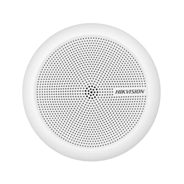 Micrófono Omnidireccional (360°) / Uso en Interior / Preamplificado para CCTV / Cancelación de Ruido Ambiental / Uso en Techo - Pared - Escritorio / Alcance de 5 Metros