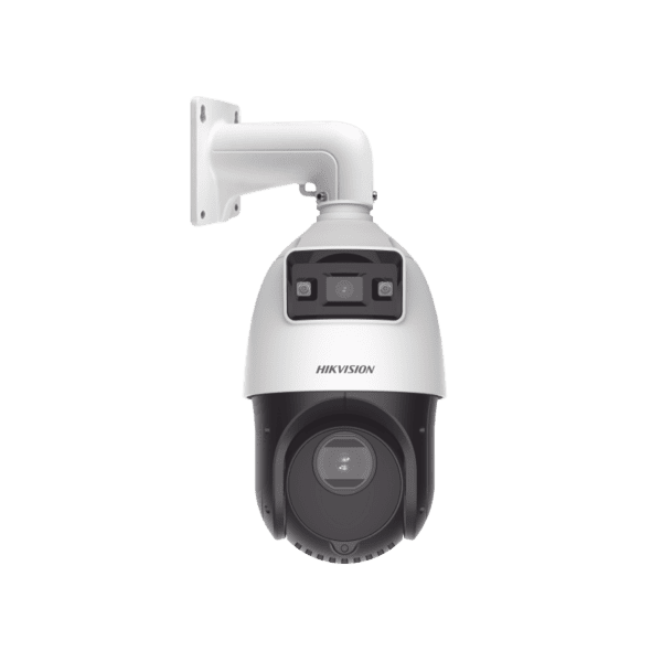 [TandemVu] Domo PTZ IP 4 Megapixel con Cámara Fija 4 Megapixel / 15X Zoom / 100 mts IR / IP66 / ACUSENSE / PoE+ / Entrada-Salida de Audio y Alarma / Ultra Baja Iluminación / MicroSD