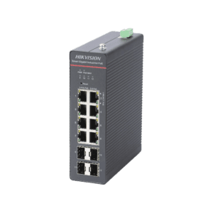 Switch Industrial Administrable Gigabit / 4 Puertos Gigabit PoE+ (90 W) + 4 Puertos Gigabit PoE+(30 W) / 4 Puertos Gigabit SFP / 300 W Total / 48 a 57 VCD / Ideal para Proyectos / 300 Metros de Distancia