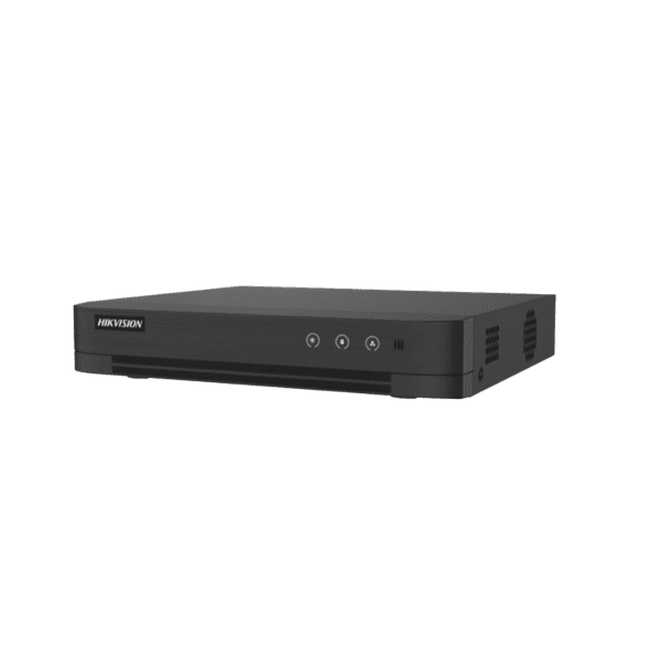[Audio Bidireccional] DVR 4 Canales TurboHD + 1 Canal IP / 2 Megapixel (1080p) Lite / Acusense Lite (Evita Falsas Alarmas) / Audio por Coaxitron / 1 Bahia de Disco Duro / H.265+ / Salida de Vídeo Full HD