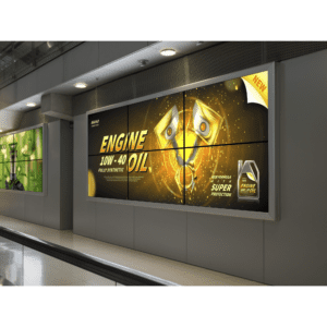 Kit Videowall Comercial 3X2 / Incluye 6 Pantallas 55" / 2 Controladores de 2 Entradas HDMI / Base de Pared