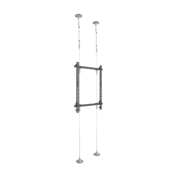 Montaje Cableado de Acero| Suelo a Techo| Capacidad Máx. de Carga 30kg| Para Pantallas de 32" ~ 75"| VESA 400 x 600